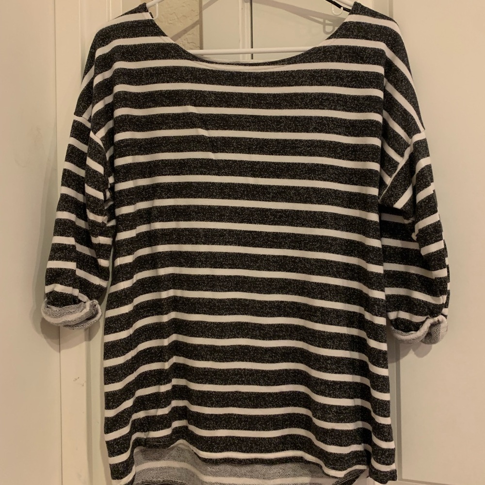 H&M Long Sleeve Striped Top